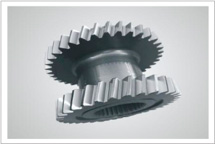 Двойное шлицевое зубчатое колесо