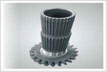 Шлицевый полый зубчатый вал