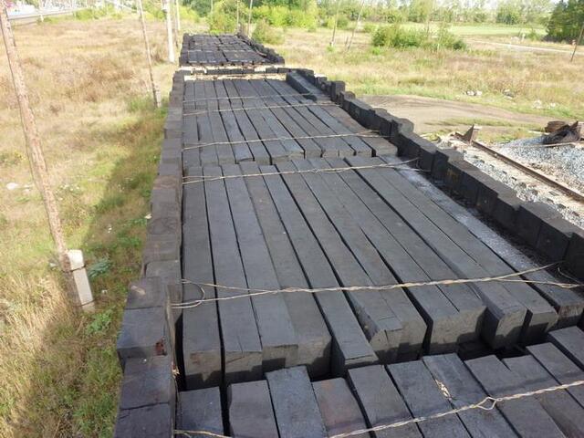 Брус стрелочного перевода деревянный