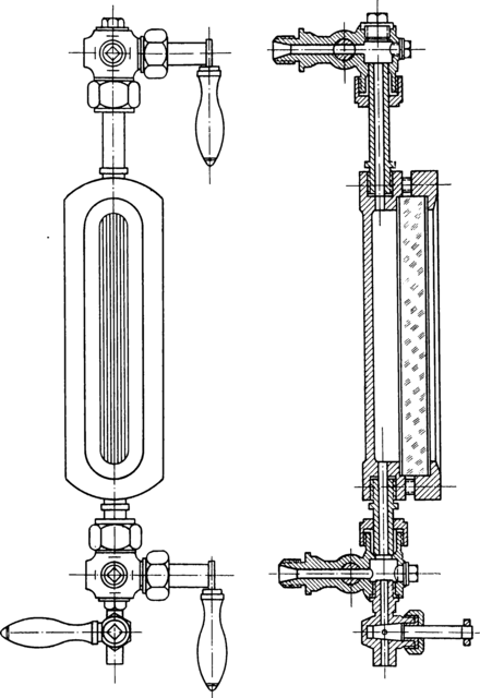 Судовые водоуказательные колонки