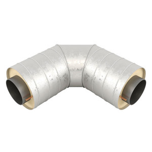 Отвод в ППУ изоляции