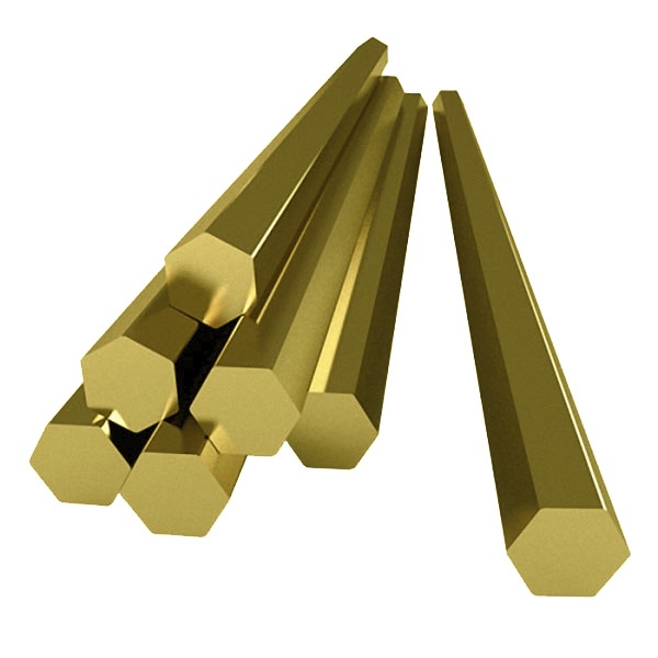 Шестигранник латунный