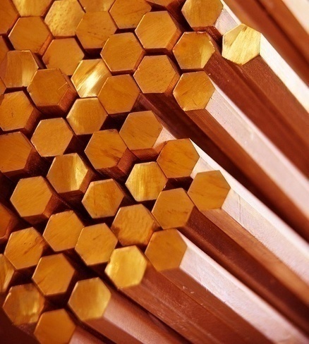 Шестигранник бронзовый