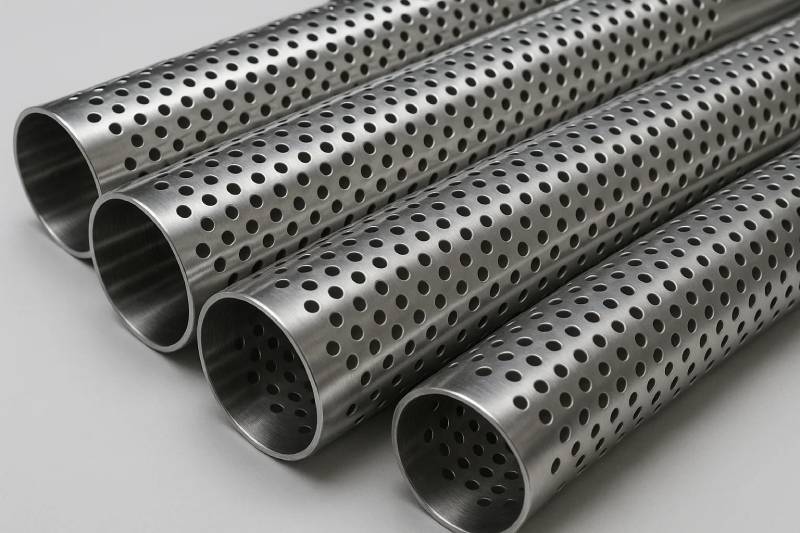 фото перфорированных нержавеющих труб