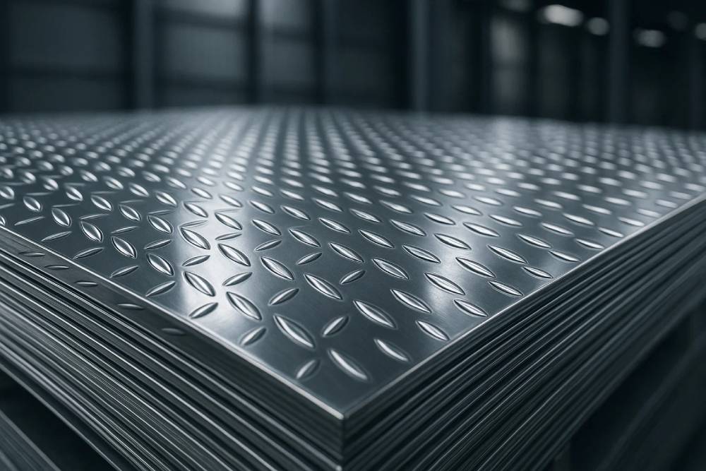 рифленый нержавеющий лист