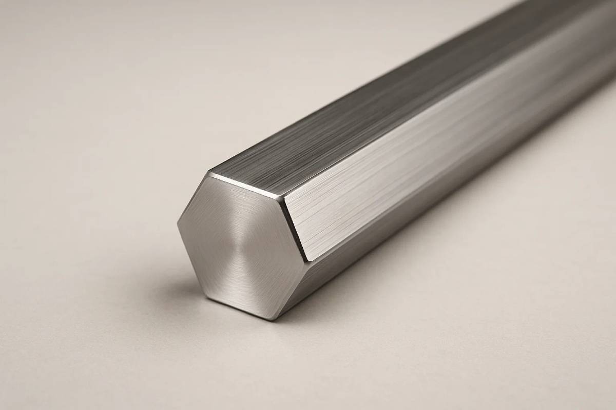 Нержавеющий шестигранник с обработанной поверхностью