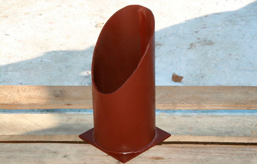 Опоры крутоизогнутых отводов