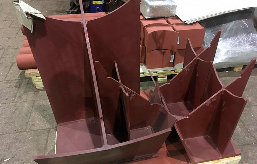 Опоры сварных отводов