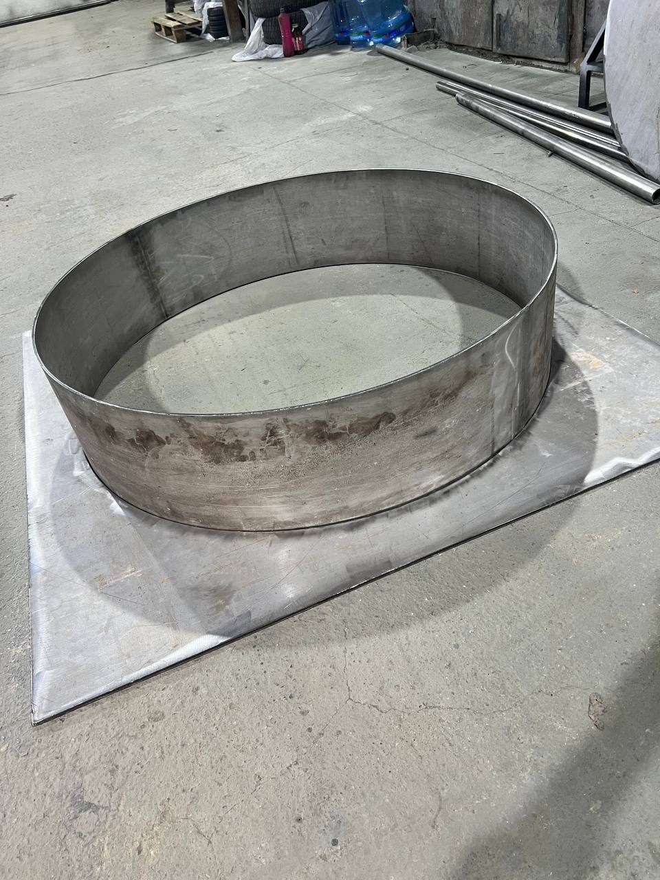 Производство обечайки из нержавеющей стали