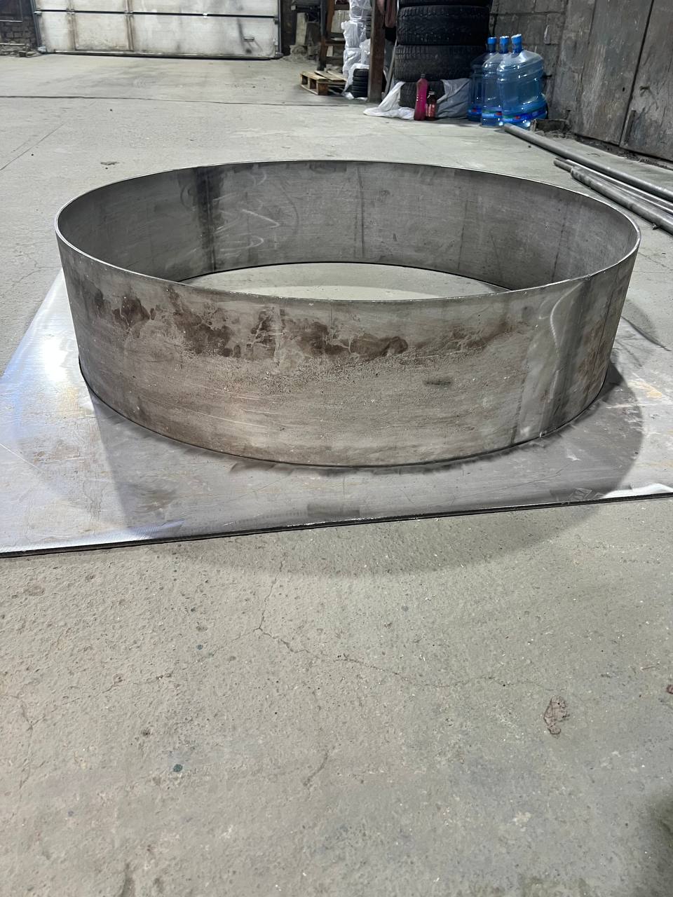 Производство обечайки из нержавеющей стали