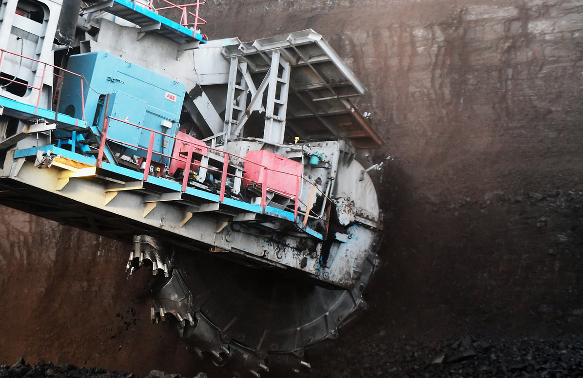 Погорел на угле